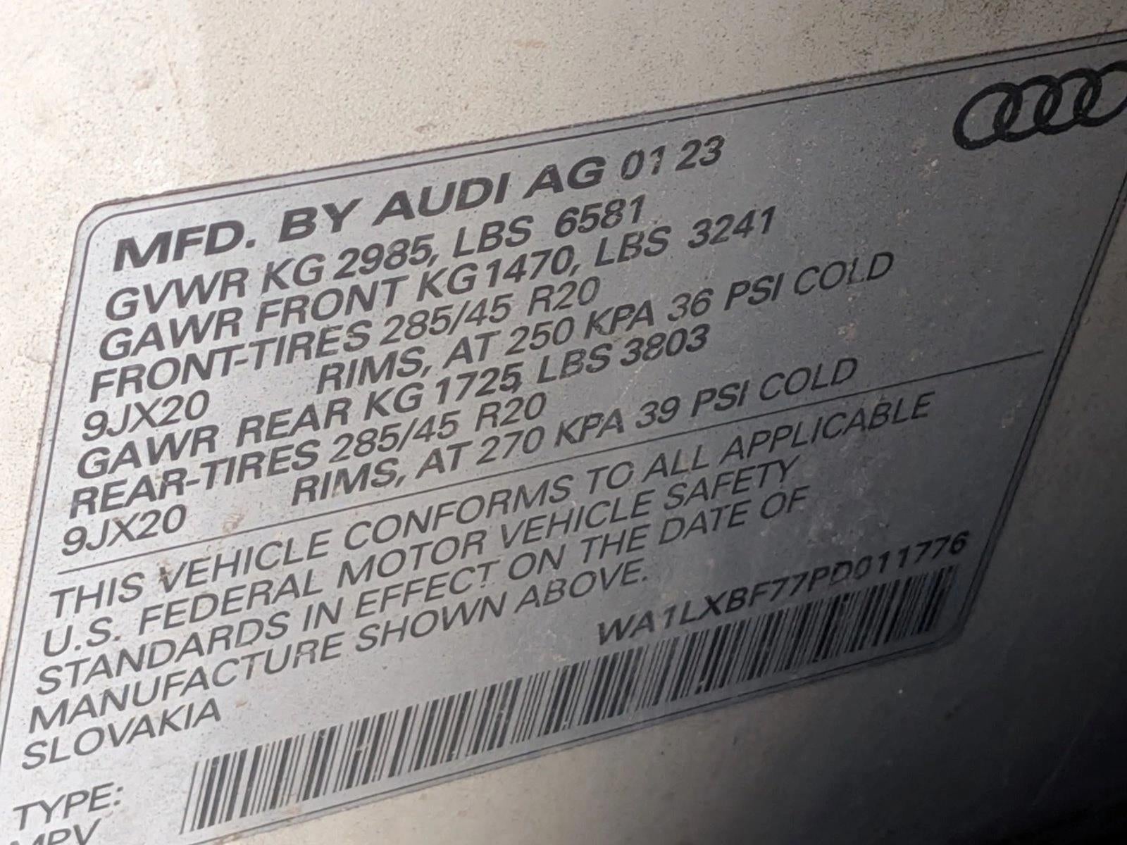 2023 Audi Q7 Premium Plus 55 TFSI quattro