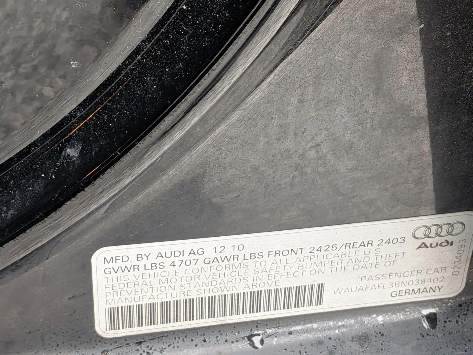 2011 Audi A4 4dr Sdn CVT FrontTrak 2.0T Premium