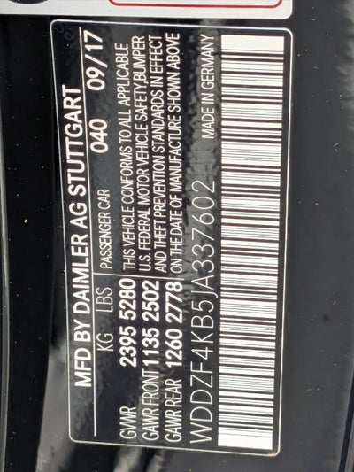 2018 Mercedes-Benz E-Class E 300 4MATIC® Sedan