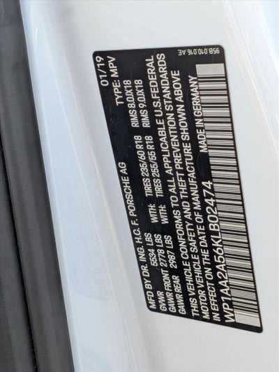 2019 Porsche Macan AWD