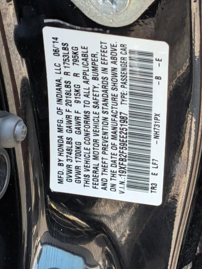 2014 Honda Civic Sedan LX CVT