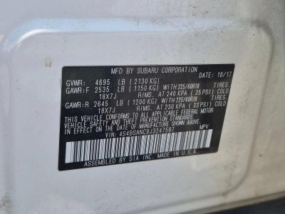 2018 Subaru Outback 2.5i Limited