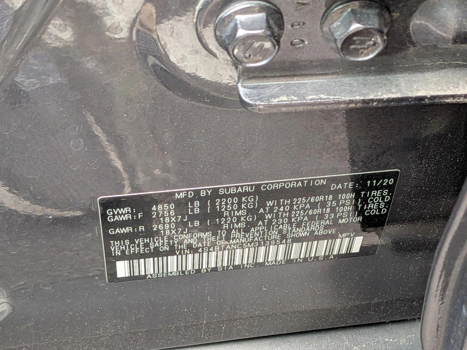 2021 Subaru Outback Limited CVT