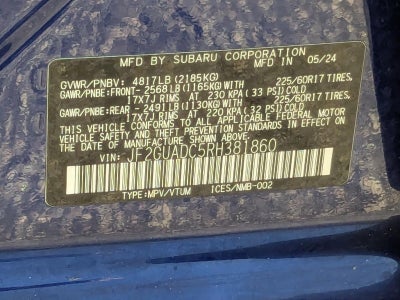 2024 Subaru Crosstrek Premium AWD