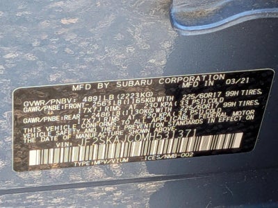 2021 Subaru Forester Premium CVT