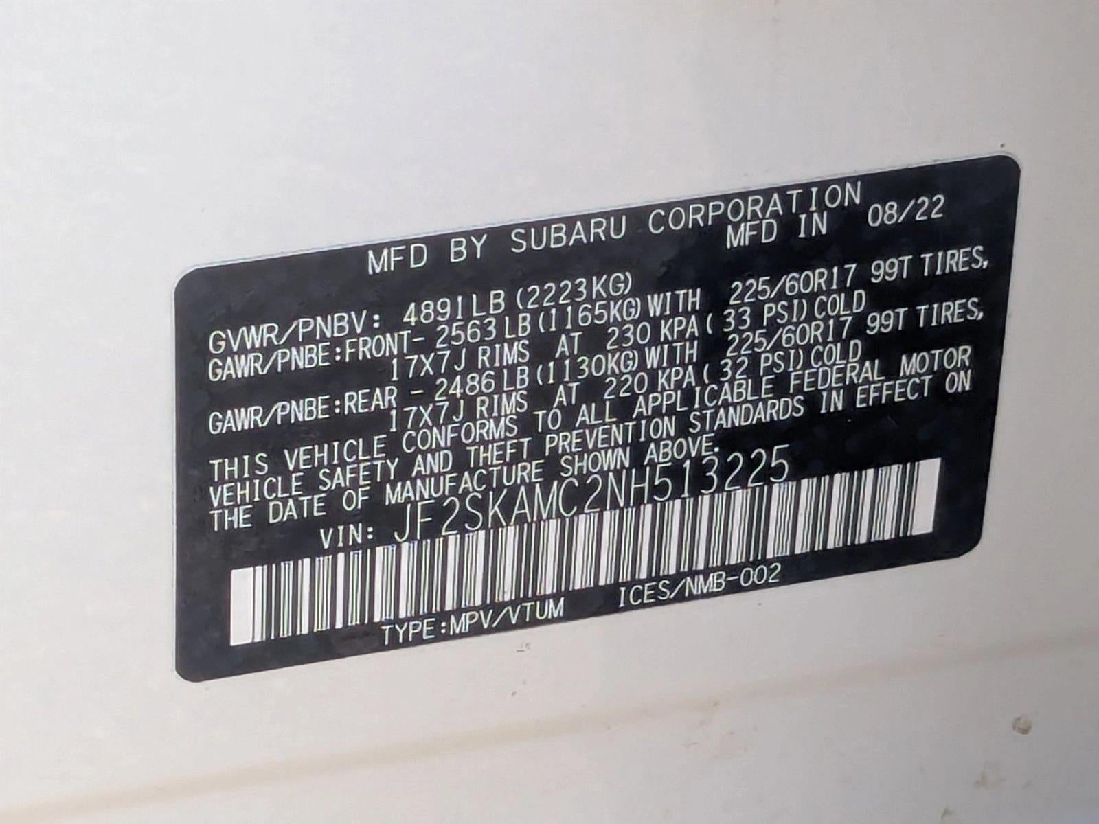 2022 Subaru Forester Wilderness CVT