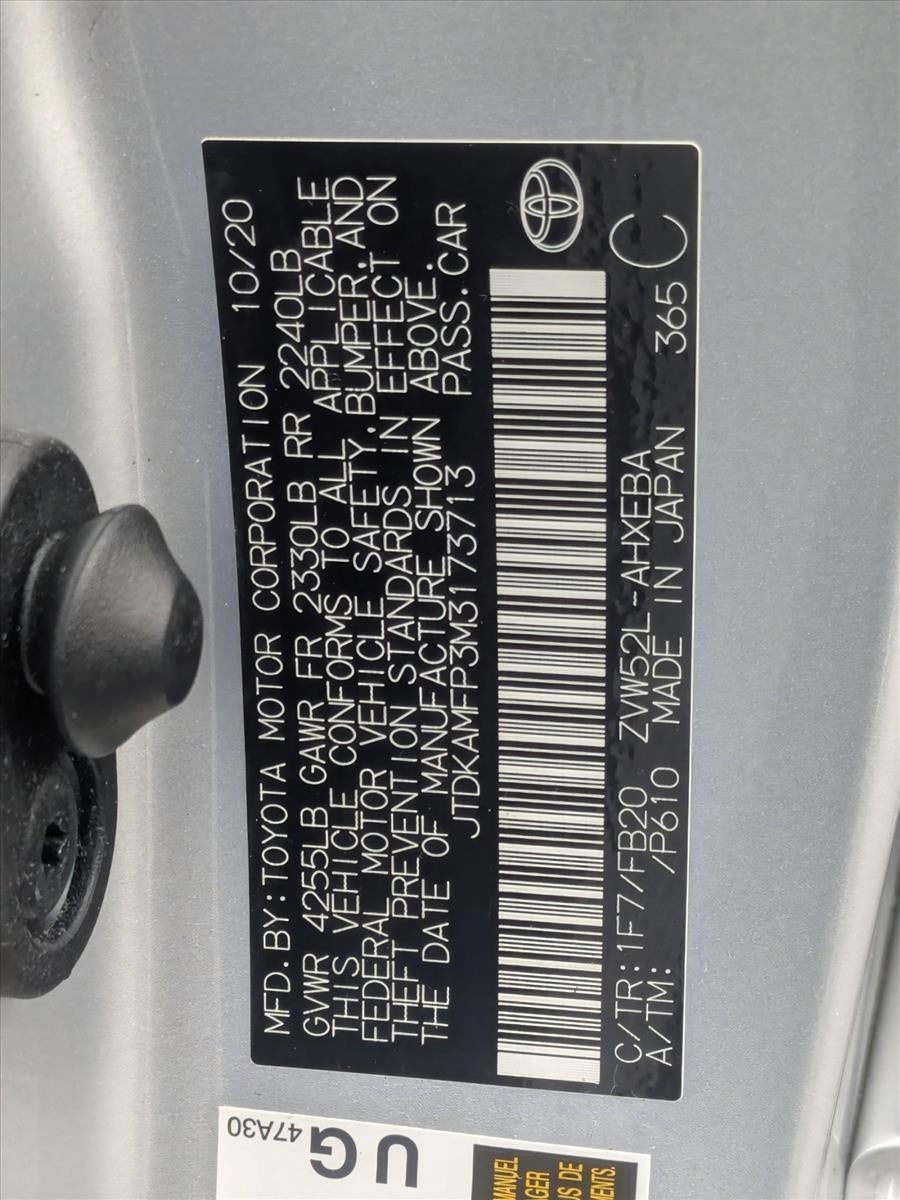 2021 Toyota Prius Prime LE (Natl)