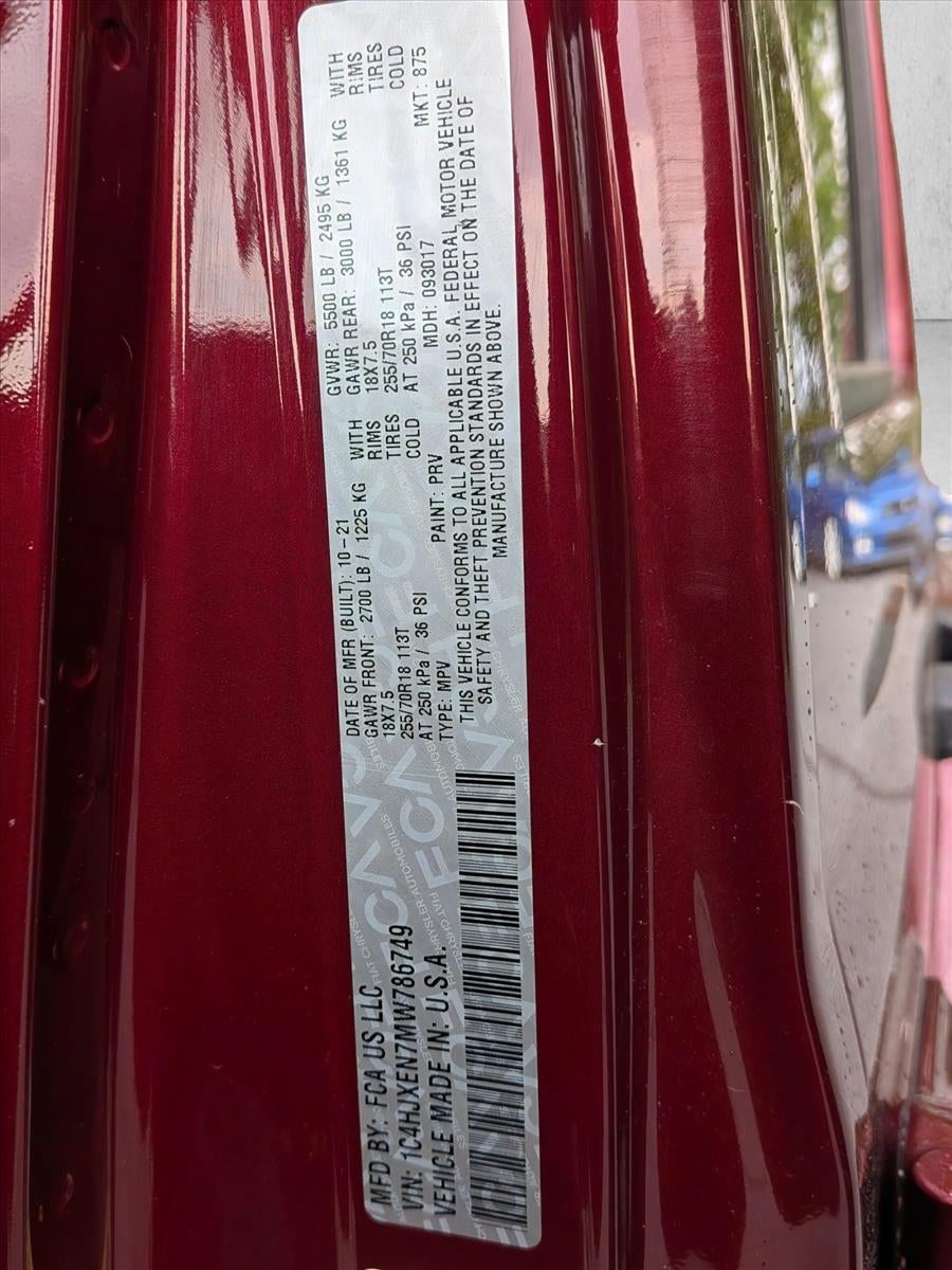 2021 Jeep Wrangler Unlimited Sahara 4x4