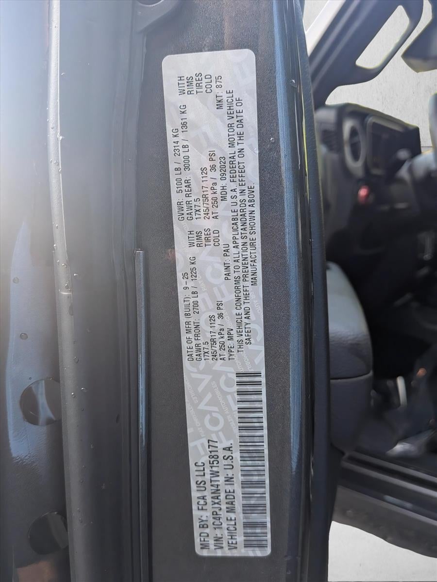 2026 Jeep Wrangler Sport S 2 Door 4x4