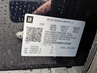 2021 GMC Yukon 4WD 4dr SLT