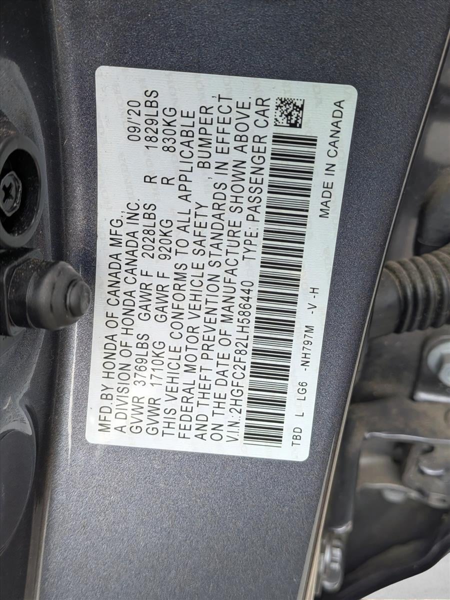 2020 Honda Civic Sedan Sport CVT