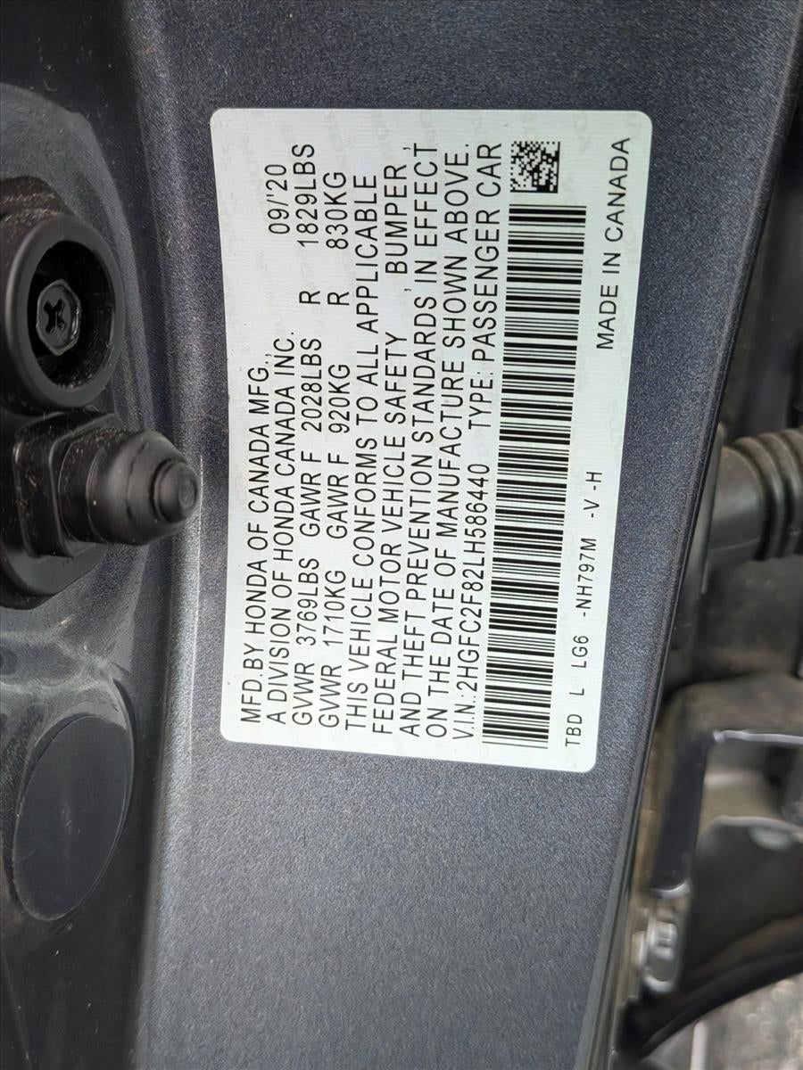 2020 Honda Civic Sedan Sport CVT