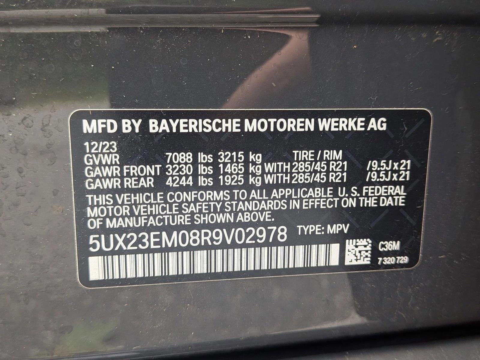 2024 BMW X7 xDrive40i Sports Activity Vehicle