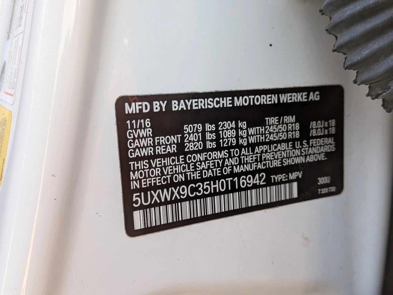 2017 BMW X3 xDrive28i Sports Activity Vehicle