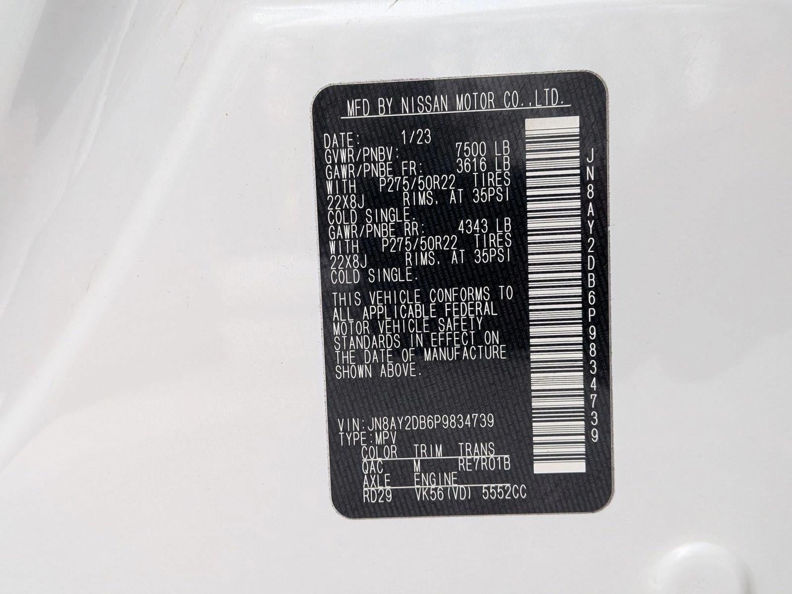 2023 Nissan Armada 4x4 Platinum