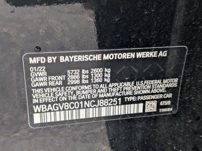 2022 BMW M850i Gran Coupe