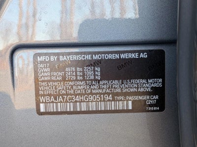 2017 BMW 530i xDrive Sedan