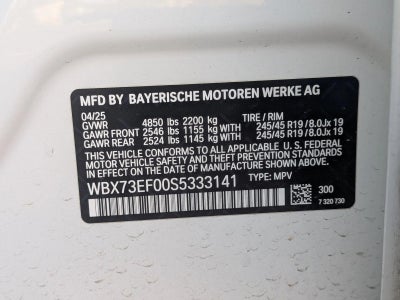 2025 BMW X1 xDrive28i Sports Activity Vehicle