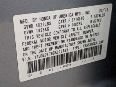 2016 Acura ILX ILX with Premium Package