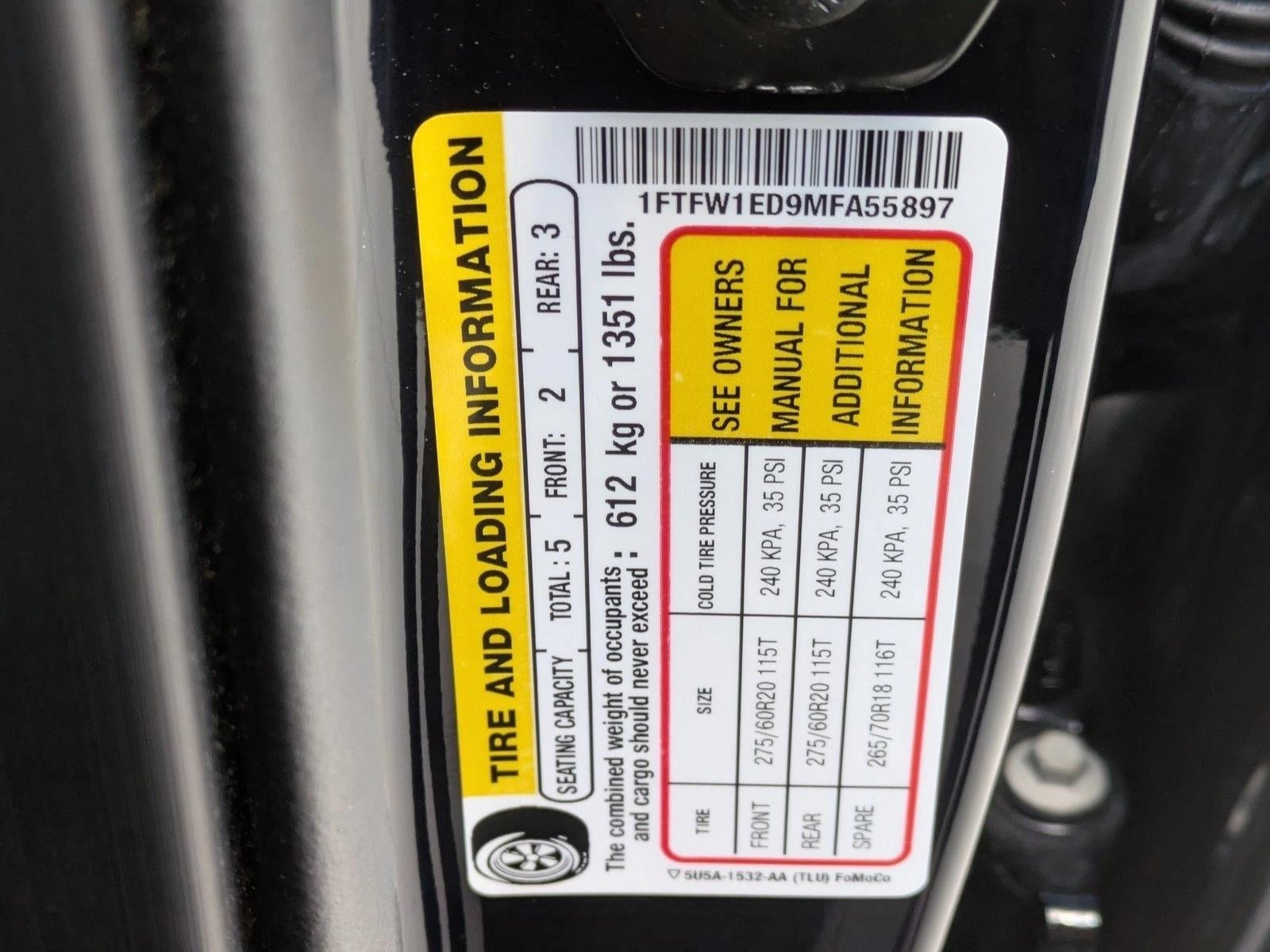 2021 Ford F-150 LARIAT 4WD SuperCrew 5.5' Box
