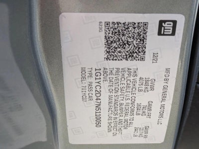 2022 Chevrolet Corvette Stingray Coupe 3LT