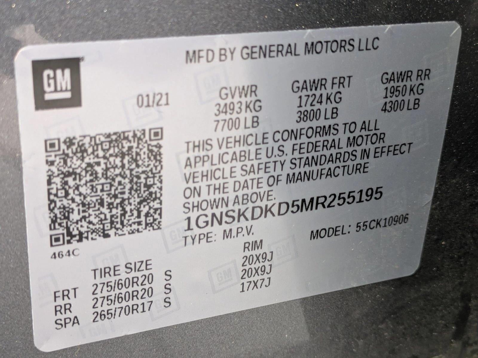 2021 Chevrolet Suburban 4WD Z71