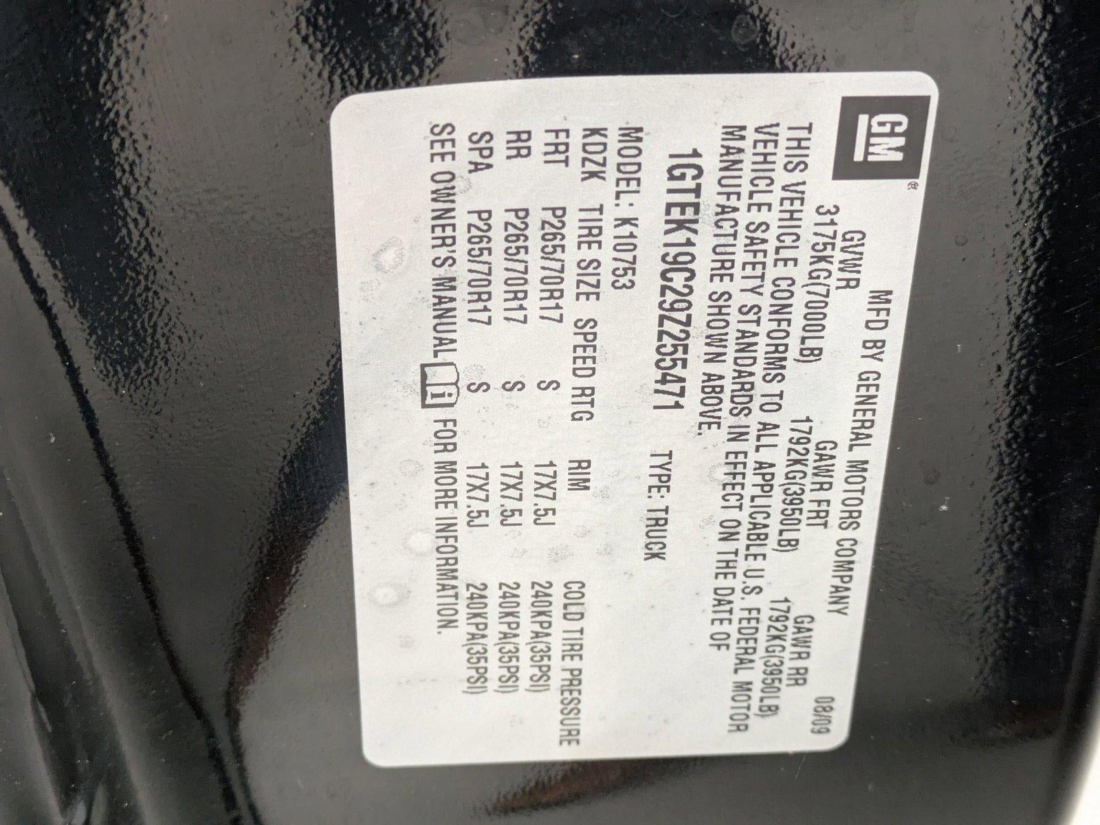 2009 GMC Sierra 1500 Extended Cab Standard Box 4-Wheel Drive SL