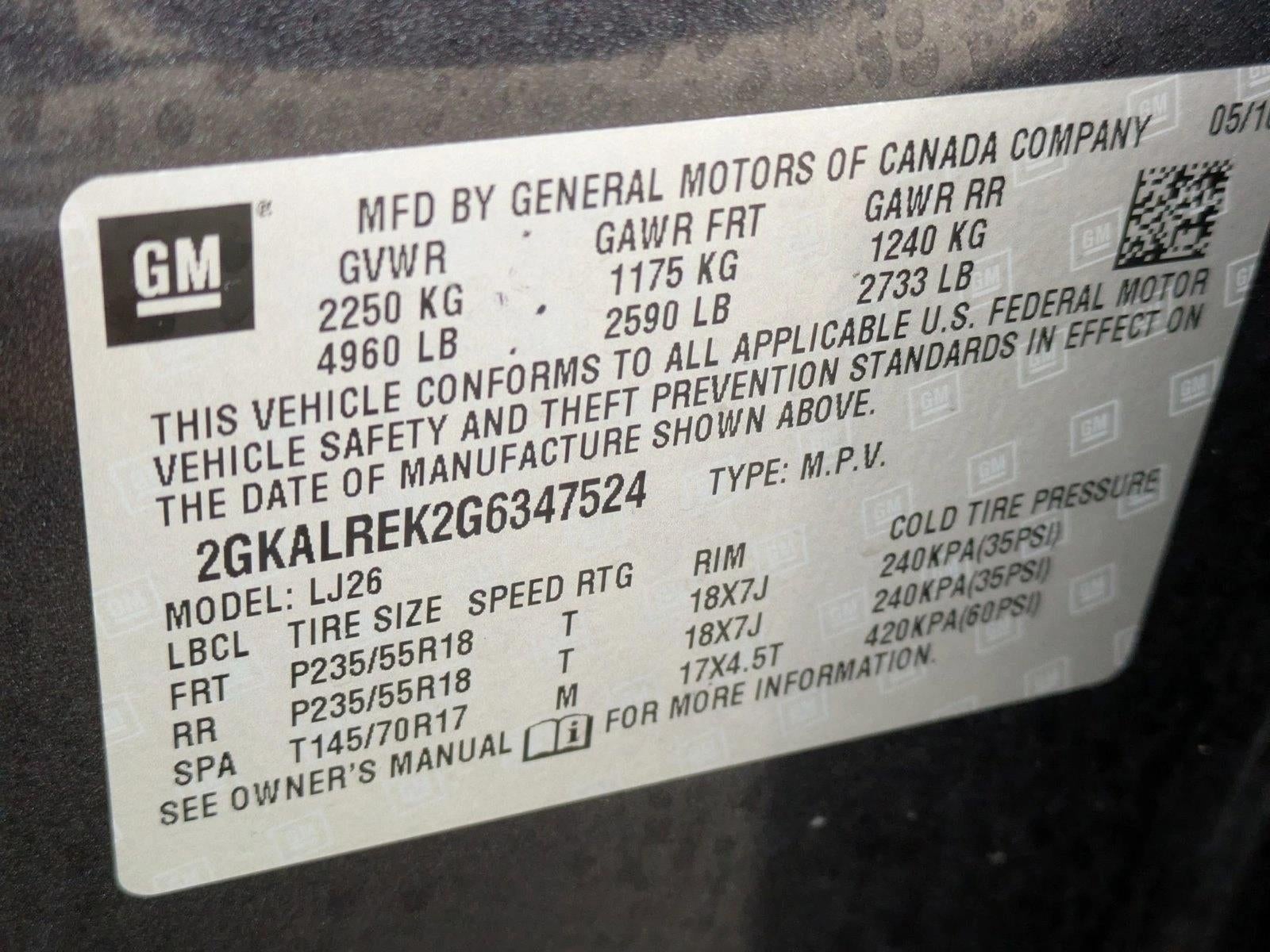 2016 GMC Terrain FWD Denali