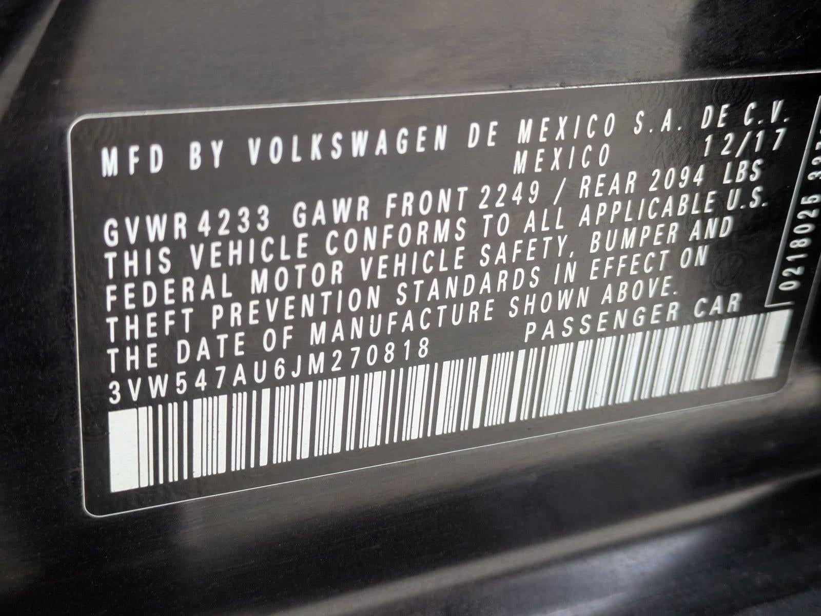 2018 Volkswagen Golf GTI 2.0T SE Manual