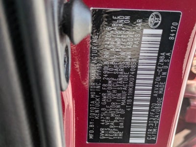 2019 Toyota Camry LE Auto (SE)