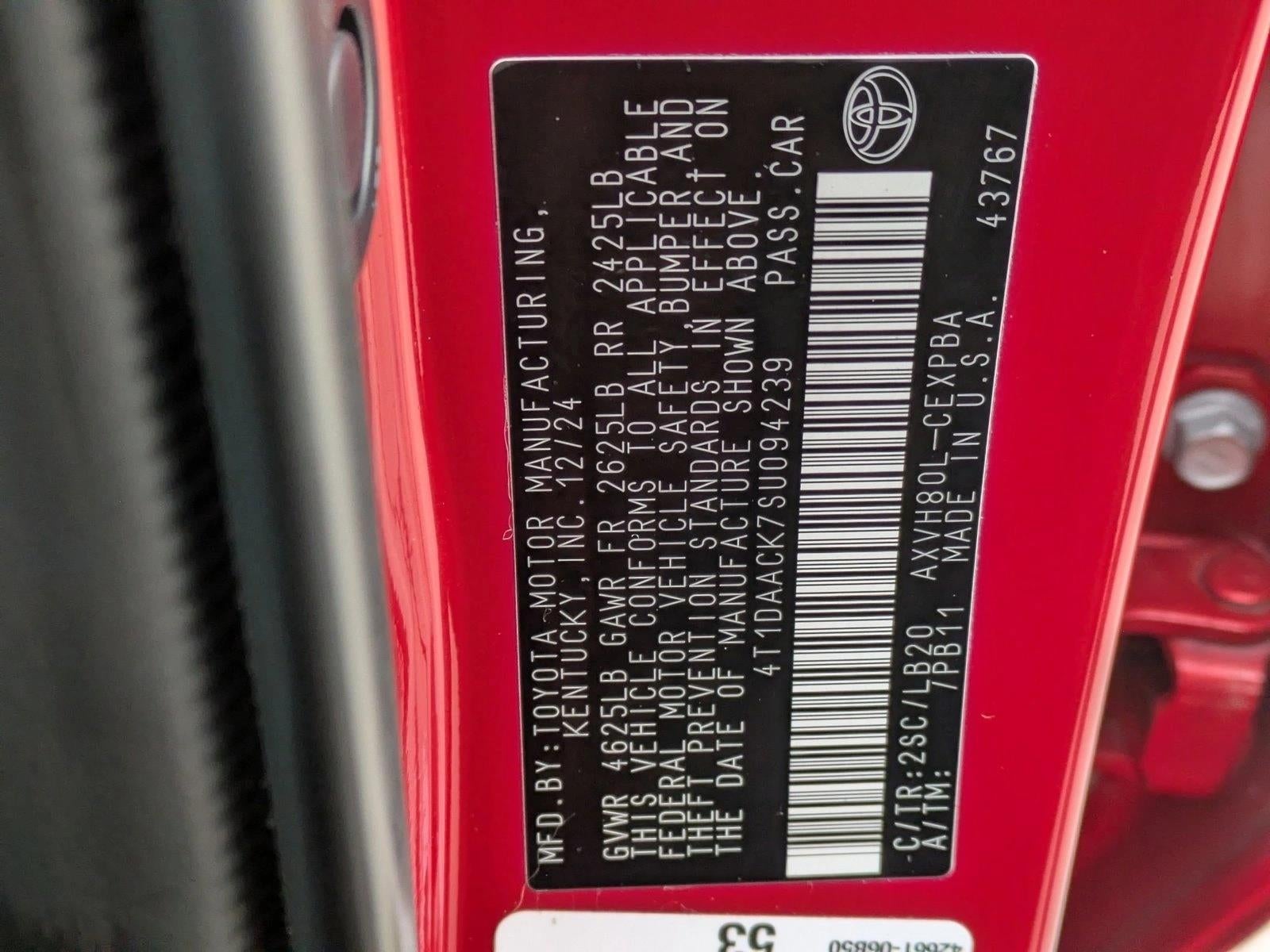 2025 Toyota Camry XSE (Natl)