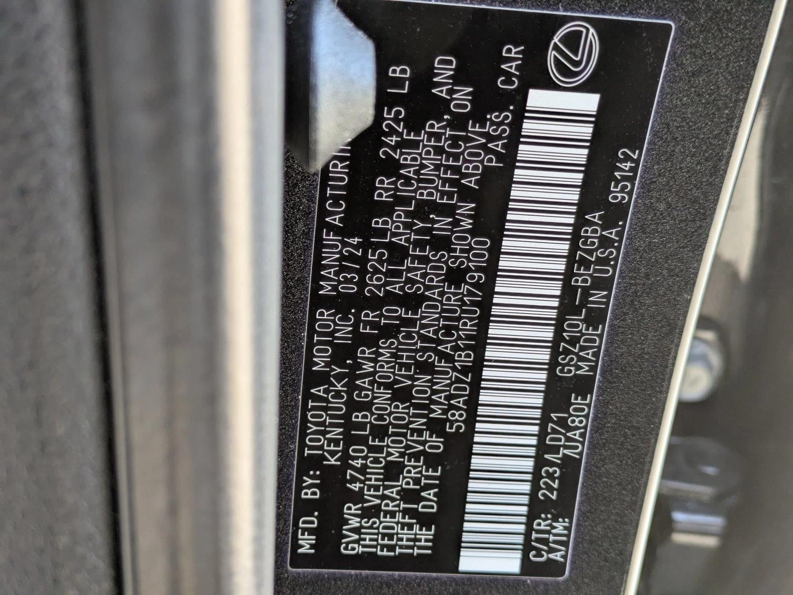 2024 Lexus ES 350 FWD