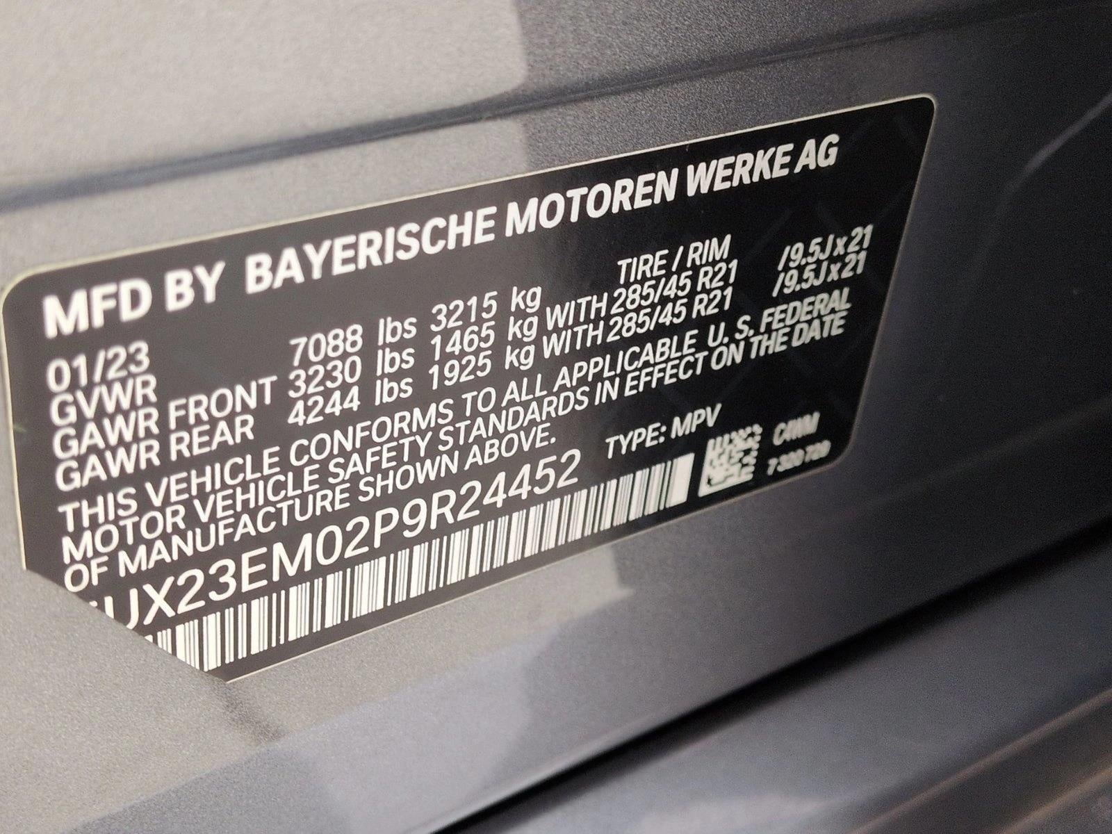 2023 BMW X7 xDrive40i Sports Activity Vehicle