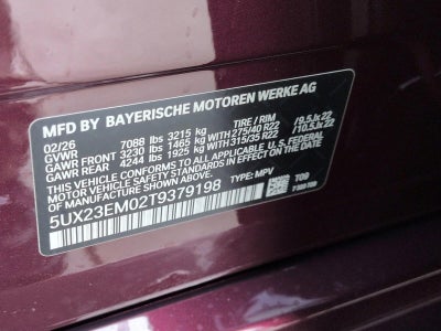 2026 BMW X7 xDrive40i Sports Activity Vehicle