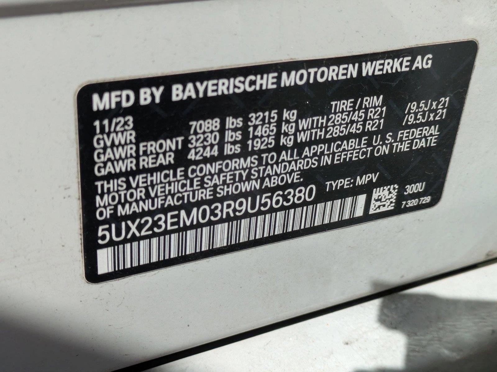 2024 BMW X7 xDrive40i Sports Activity Vehicle