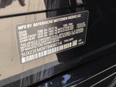 2026 BMW X7 xDrive40i Sports Activity Vehicle