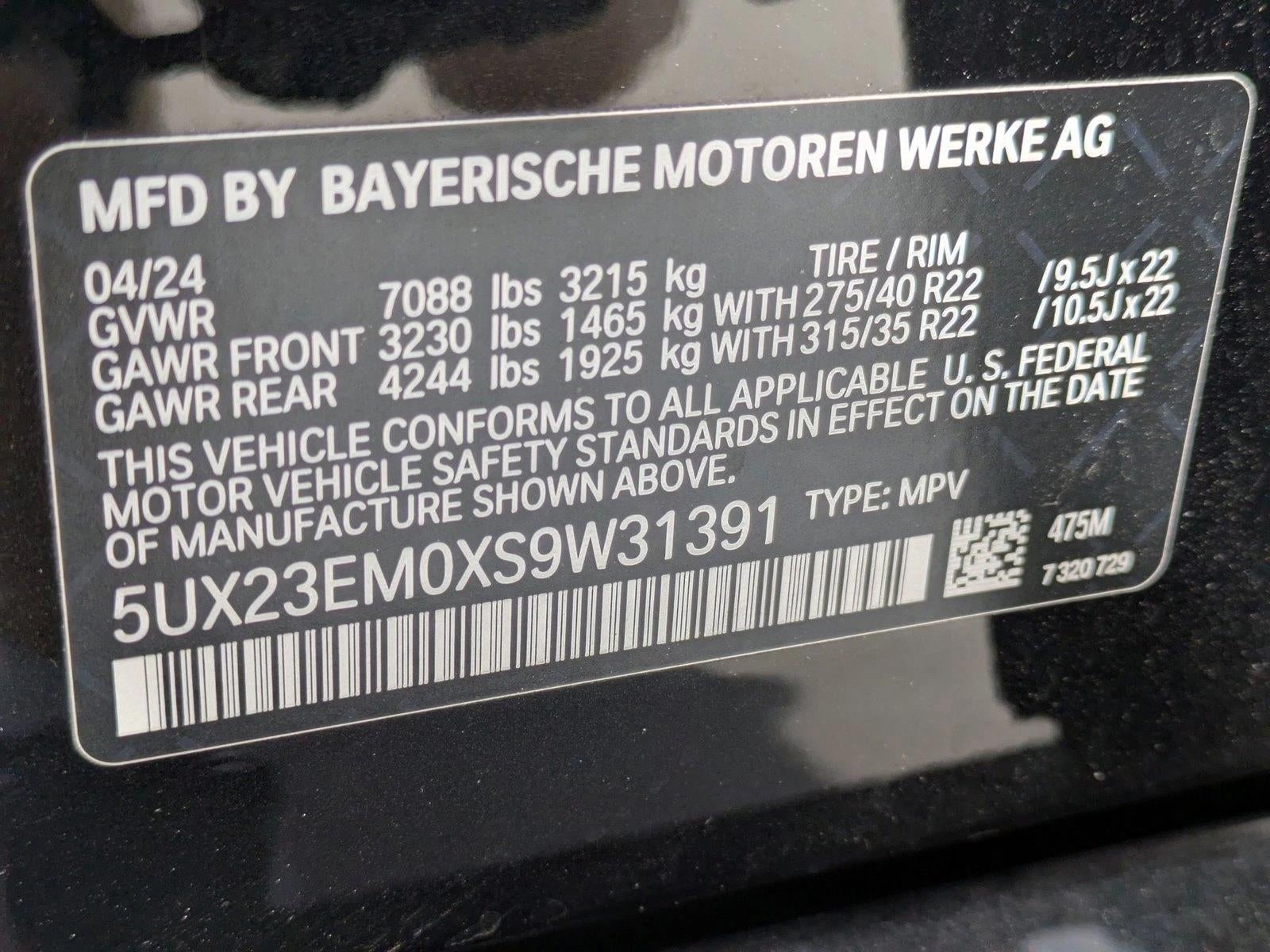 2025 BMW X7 xDrive40i Sports Activity Vehicle