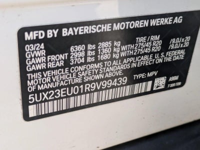 2024 BMW X5 xDrive40i Sports Activity Vehicle