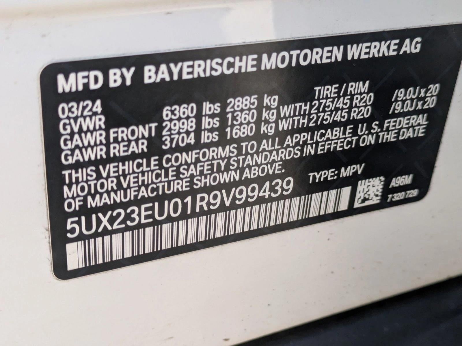 2024 BMW X5 xDrive40i Sports Activity Vehicle