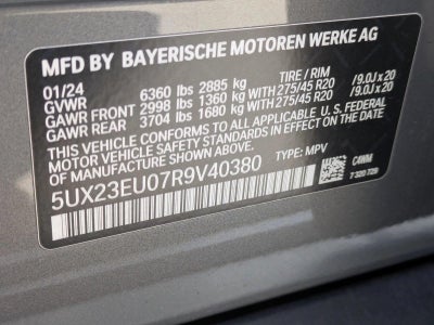 2024 BMW X5 xDrive40i Sports Activity Vehicle