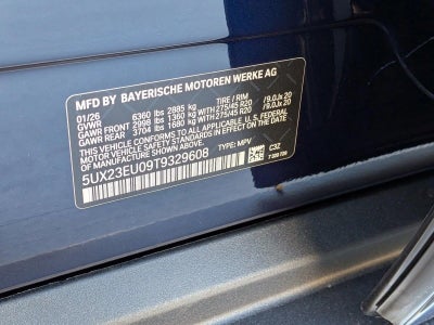 2026 BMW X5 xDrive40i Sports Activity Vehicle
