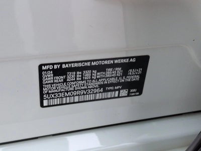 2024 BMW X7 M60i Sports Activity Vehicle