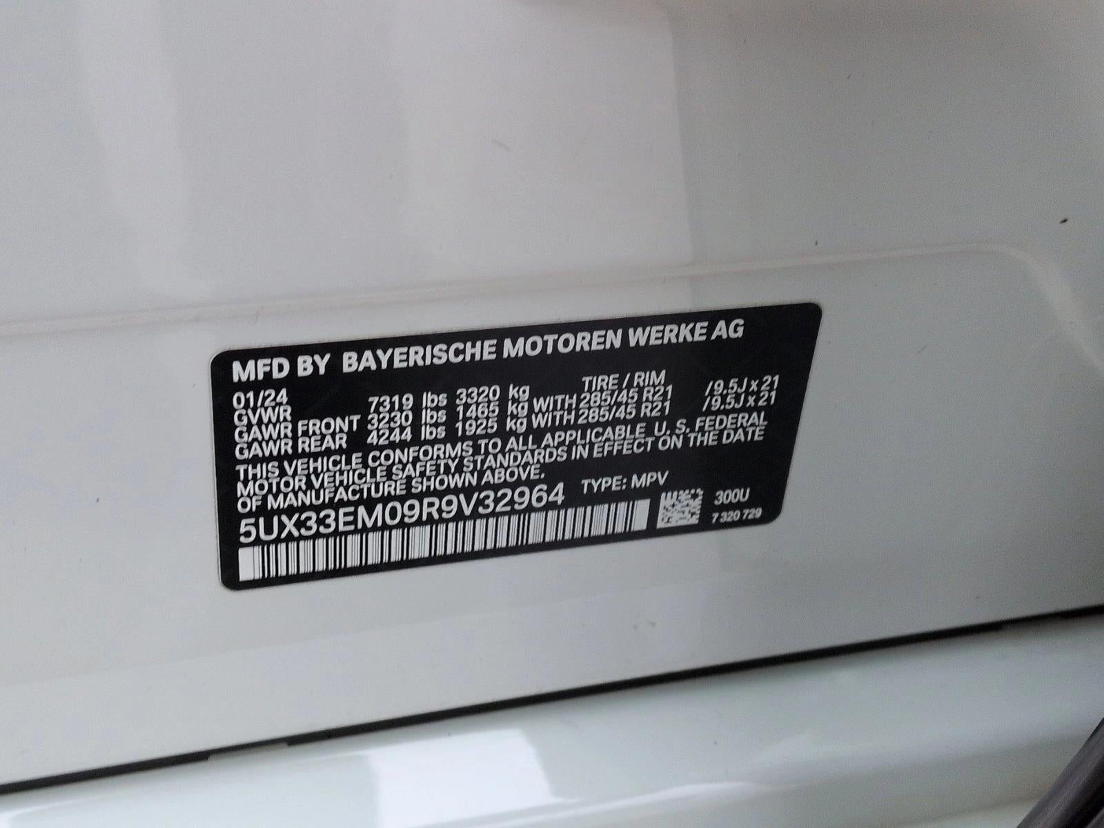 2024 BMW X7 M60i Sports Activity Vehicle