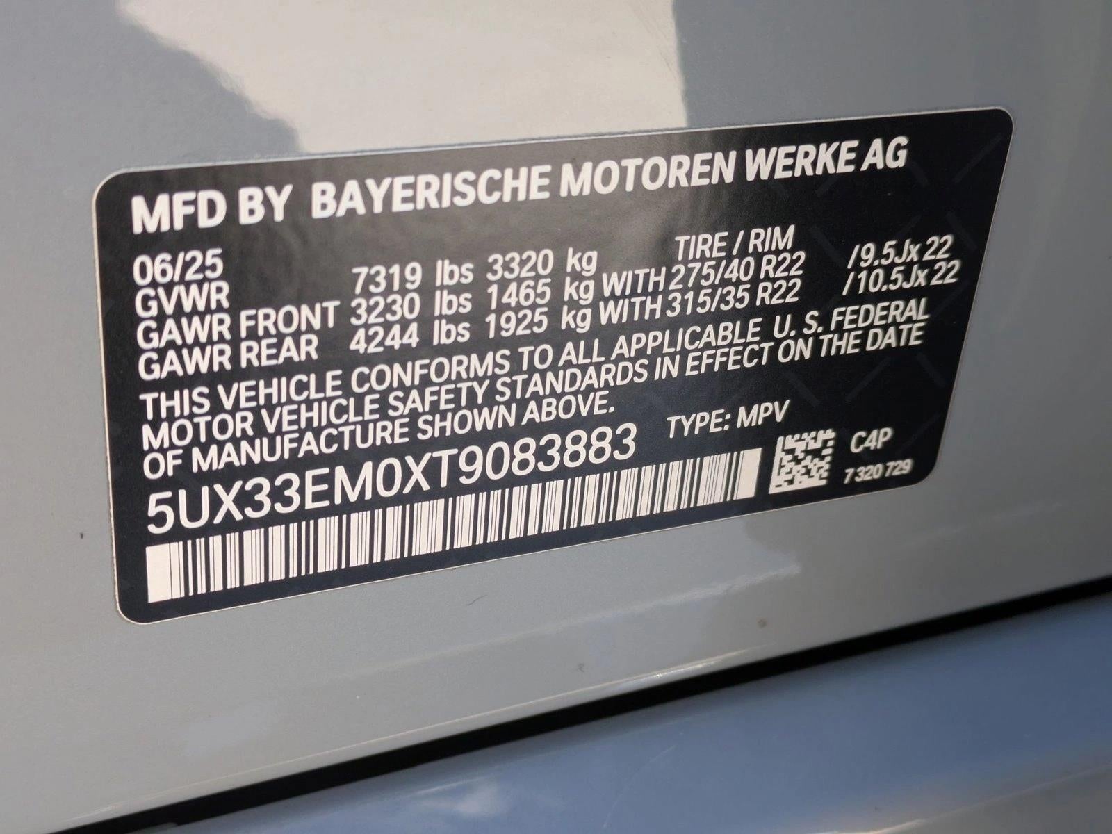 2026 BMW X7 M60i Sports Activity Vehicle