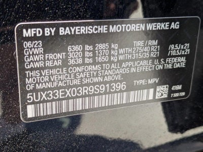 2024 BMW X6 xDrive40i Sports Activity Coupe