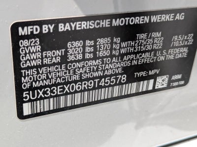 2024 BMW X6 xDrive40i Sports Activity Coupe