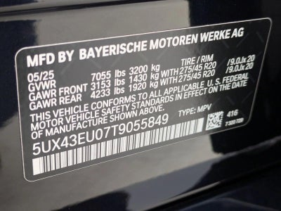 2026 BMW X5 xDrive50e Plug-In Hybrid
