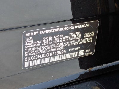 2026 BMW X5 xDrive50e Plug-In Hybrid