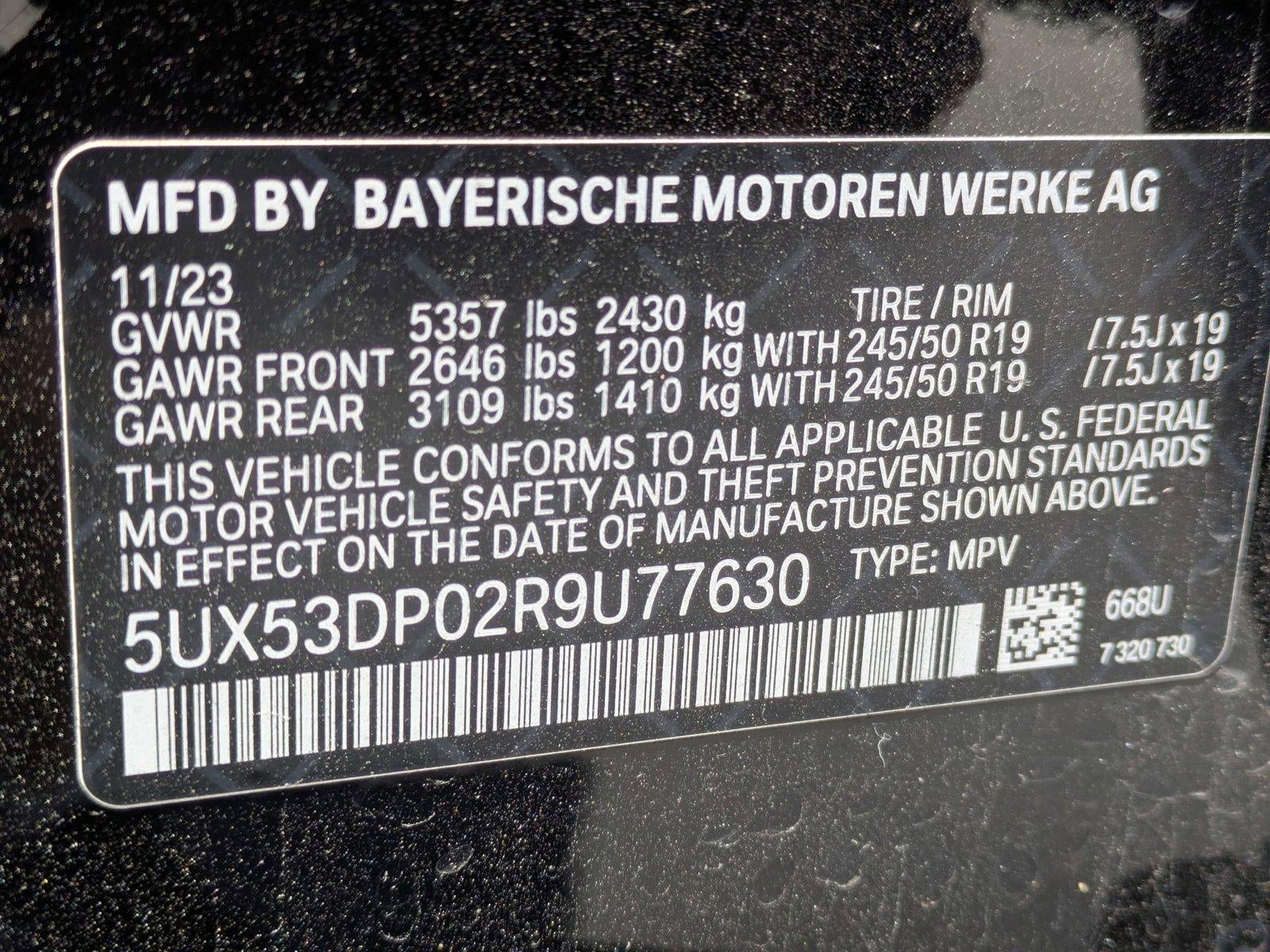 2024 BMW X3 xDrive30i Sports Activity Vehicle