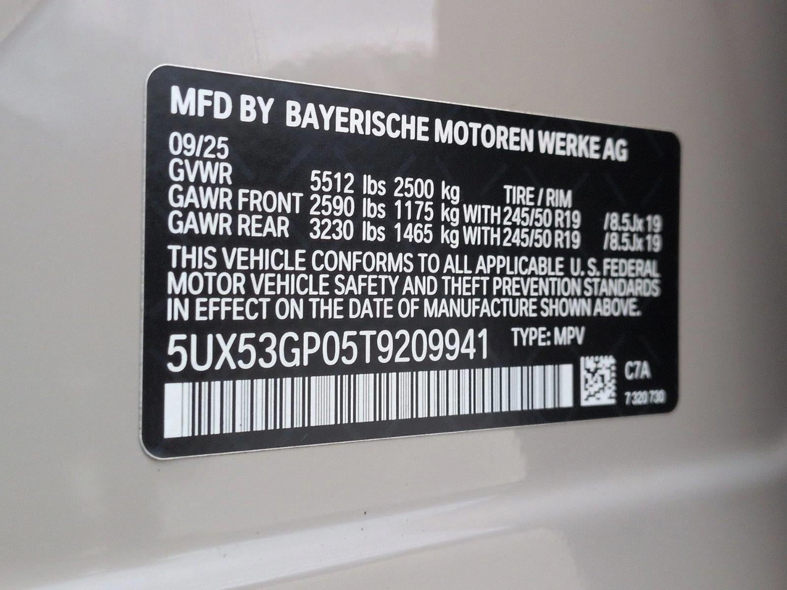2026 BMW X3 30 xDrive Sports Activity Vehicle